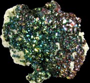 chalcopyrite on dolomite matrix