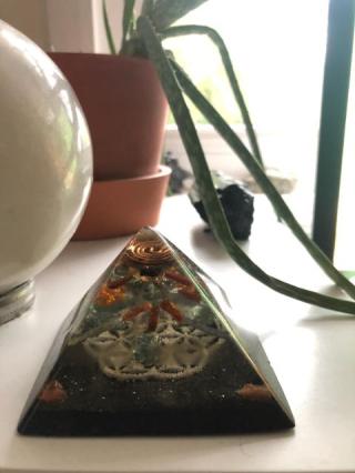 orgonite pyramid